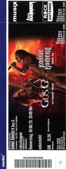 Ticket Gus G. & Ronnie Romero