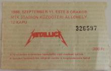 Ticket Metallica