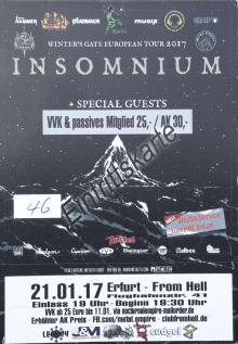 Ticket Insomnium / Wolfheart / Barren Earth
