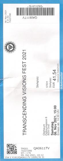 Ticket Transcending Visions Fest 2021