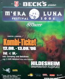 Ticket M'era Luna Festival 2006
