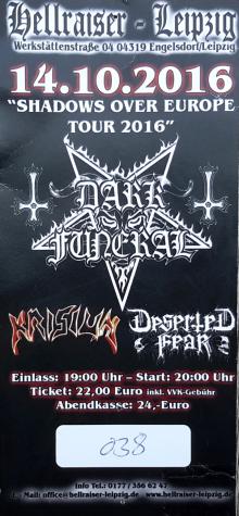 Ticket Dark Funeral w/ Krisiun & Asenblut