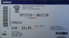 Ticket Septicflesh, Inquisition