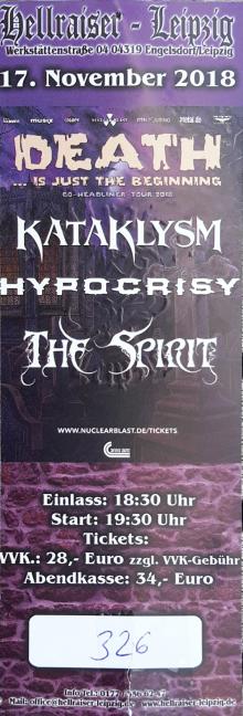 Ticket Kataklysm & Hypocrisy - Death ... is just the beginning