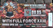 Ticket With Full Force 2016