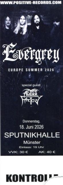 Ticket Evergrey w/ Abyss Factory