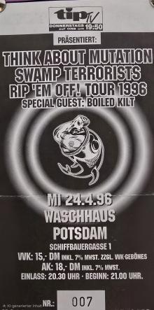 Ticket RIP 'EM OFF! Tour 1996