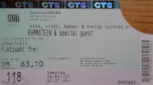 Ticket Rammstein