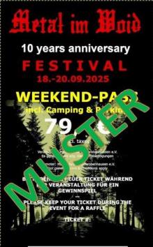 Ticket Metal im Woid Part X 2025