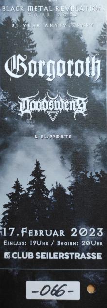 Ticket Gorgoroth w/ Doodswens